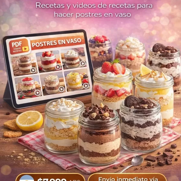 Pack Postres en vaso