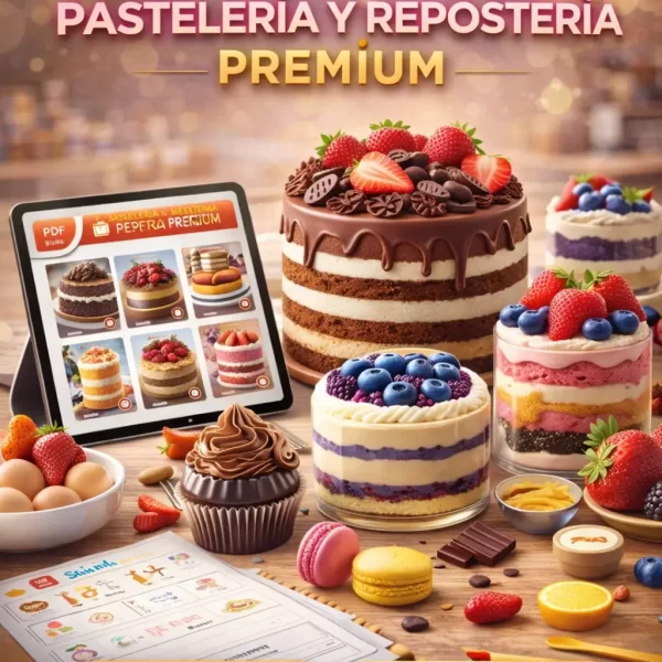 Pack Recetas Pastelería y Repostería Premium